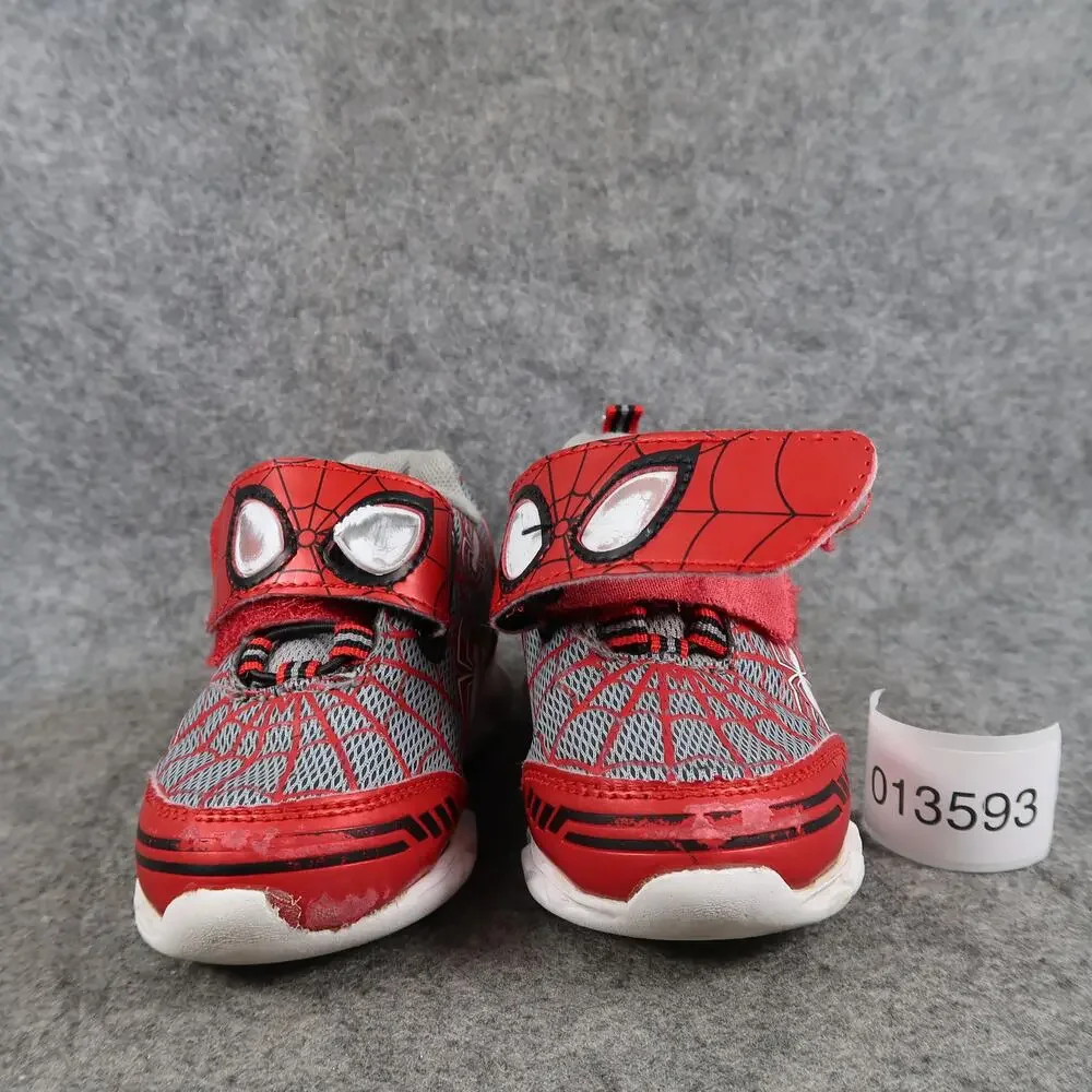 Casual Shoes Kids Toddler 7 Sneakers Spider Man Casual Active Red Baby Trainers